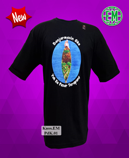 Kaos Khas Kota Seribu Sungai 