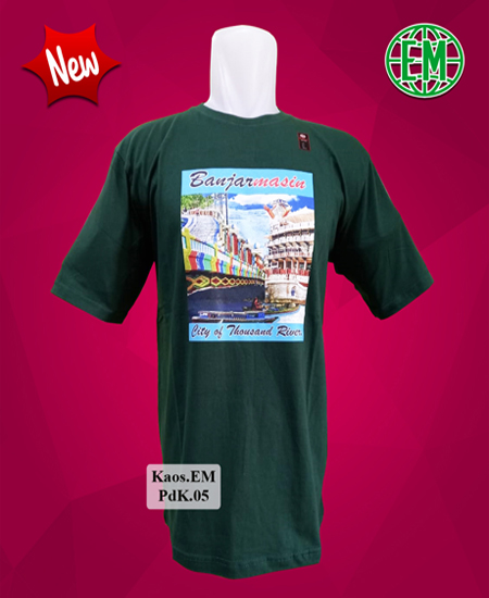 Kaos Khas Kota Seribu Sungai 