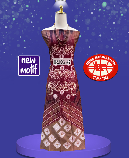 Kain Sasirangan Bahan Katun Gradasi