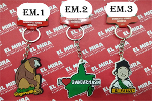 Gantungan Kunci Karet