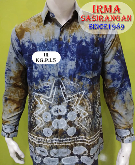 Hem Katun Lengan Panjang Gradasi