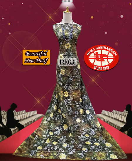 Kain Sasirangan Bahan Katun Gradasi