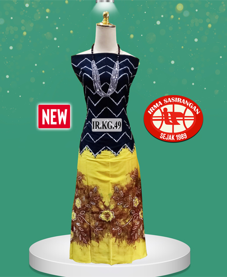 Kain Sasirangan Bahan Katun Gradasi