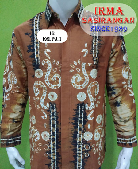 Hem Katun Lengan Panjang Gradasi