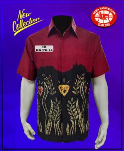 Kemeja Sasirangan Bahan Katun